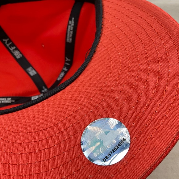 New Era New York Mets RARE ORANGE HOME Fitted cap size 8 - Picture 3 of 8